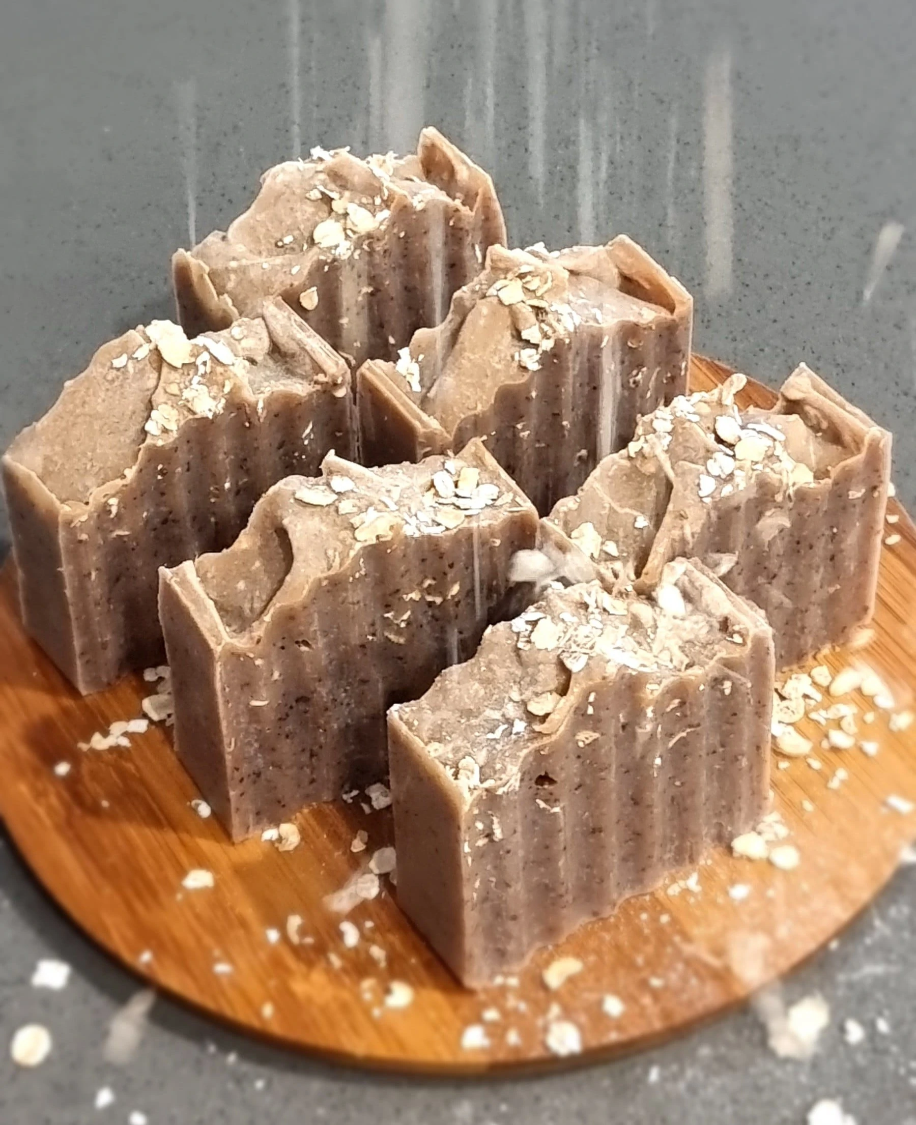 Vanilla oatmeal handmade soap