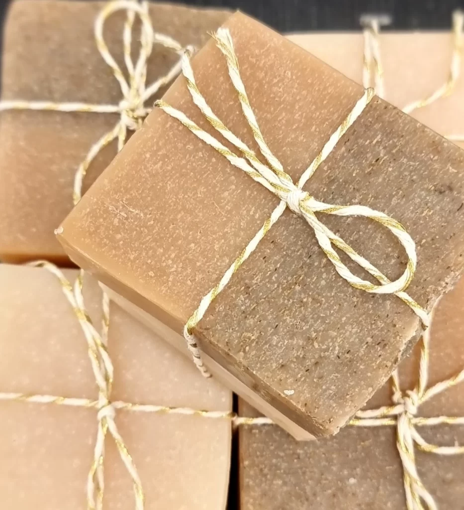 Camomile infusion soap